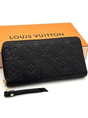 Louis Vuitton Wallet Monogram Zippy Black